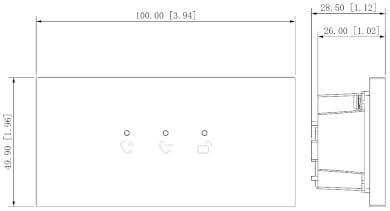 Dahua Dahua VTO4202FB-ML Indicator module Black