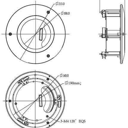Dahua PFB201C, inbouwbracket