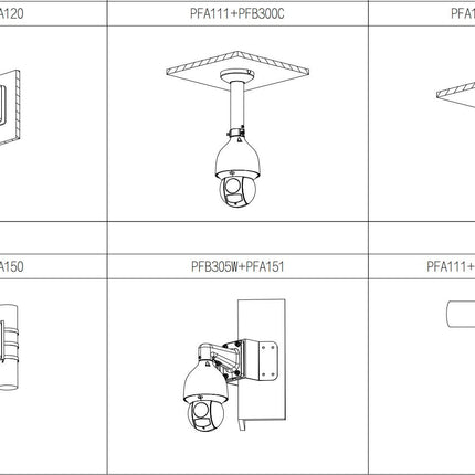 Dahua SD5A825GA-HNR 8MP Starlight PTZ Wizsense, autotracking,  25x optische zoom, incl. steun en voeding
