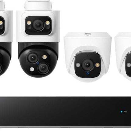 Eufy Eufy Beveiligingscamera set; PoE recorder, 2x Turret en 2x PTZ camera