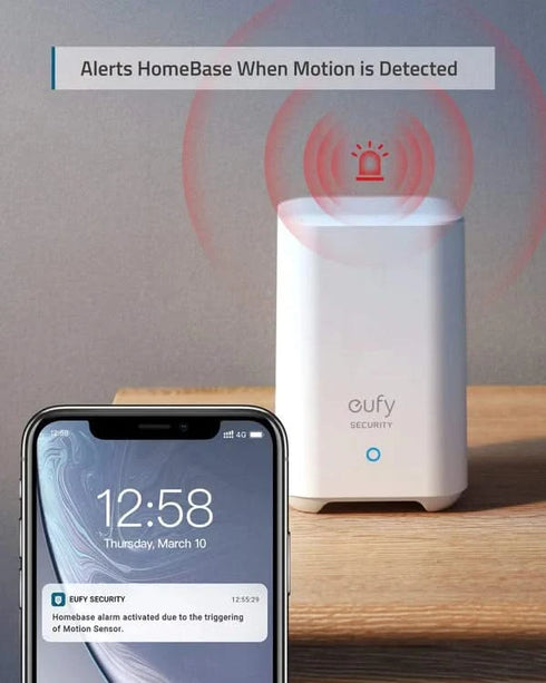Eufy Eufy Bewegungsmelder Drahtlos Weiß Wandmontiert