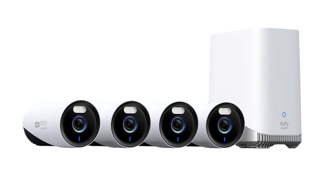 Eufy Eufy E330 4 packs de caméras (WIFI alimentation fixe) avec Homebase 3