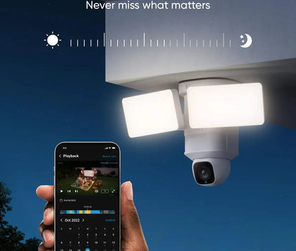 Eufy Eufy Floodlight Cam E30, WiFi Pan and Tilt camera with floodlights