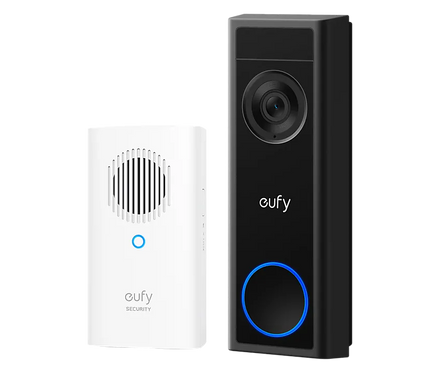 Eufy Eufy Slimme Video Deurbelset Batterijgevoed 1080P Draadloze gong