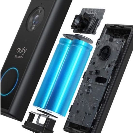 Eufy Eufy Video Doorbell Add-on, 2K resolution, rechargeable battery, extension to Homebase