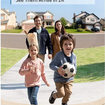 Eufy Eufy Video Doorbell Add-on, 2K resolution, rechargeable battery, extension to Homebase