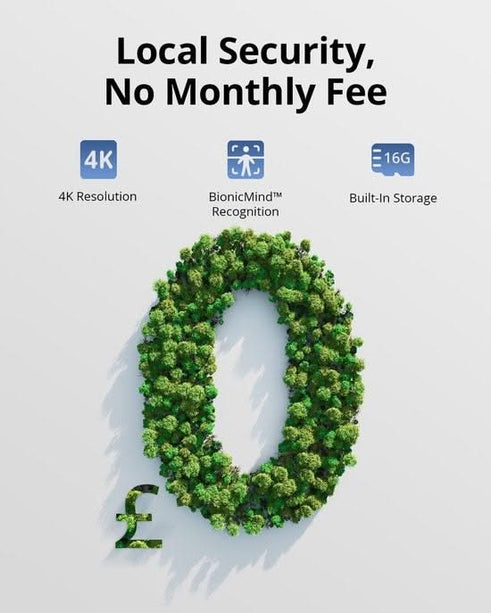 Eufy Eufycam E40, Duopack met 2 draadloze 2K camera's en Homebase 3