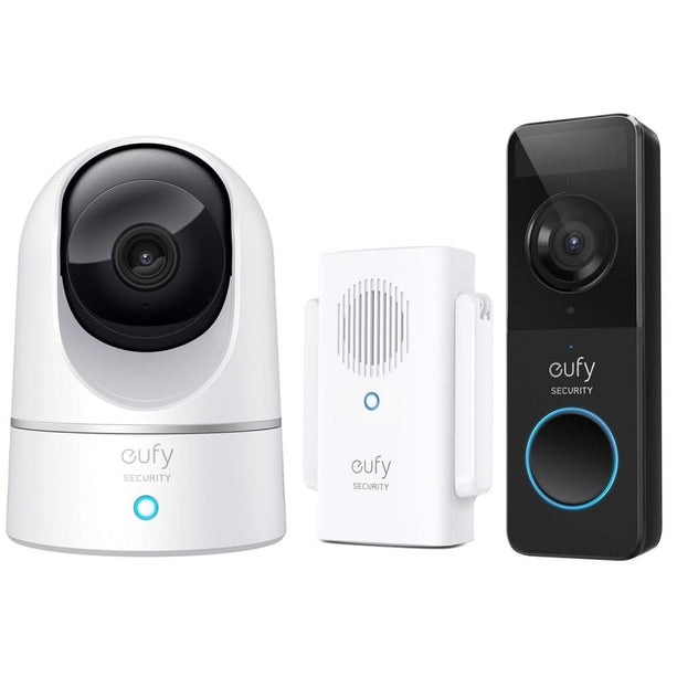 Eufy Indoor Cam + Doorbell Slim met deurbelgong