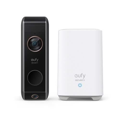 Eufy Videodeurbel set Dual 2 Pro draadloos met Homebase