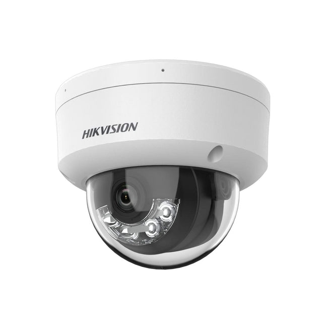 Hikvision DS-2CD1183G2-LIU(F), 8MP 4K Dome Camera, AcuSense, Smart Hybrid Light, PoE en 2x Microfoon