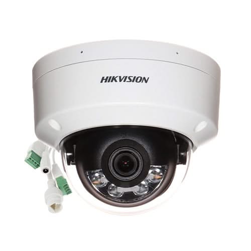 Hikvision DS-2CD2143G2-LIS2U, 4MP Dome Netwerk Camera AcuSense Smart Hybrid Light PoE en 2x Microfoon