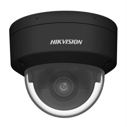 Hikvision DS-2CD2186G2H-ISU 2.8mm 8 MP DarkFighter AcuSense Dome Camera Zwart, PoE, Microfoon