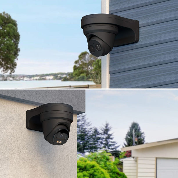 Hikvision DS-2CD2343G2-LI2U Zwart, 4MP Turret, Smart Hybrid Light, AcuSense, PoE, Micro SD slot, Microfoon