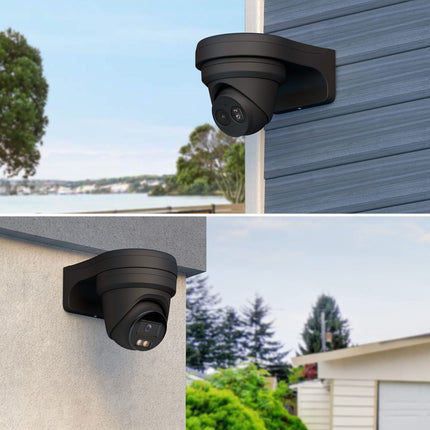 Hikvision DS-2CD2346G2H-IS2U/SL Zwart, 4Mp Darkfighter Eyeball, 2-weg audio, Siren/Strobe LED