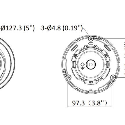 Hikvision DS-2CD2383G2-LI2U, 8MP Turret, Smart Hybrid Light, AcuSense, PoE, micro SD slot, Microfoon