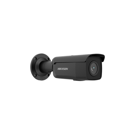 Hikvision DS-2CD2T46G2-ISU/SL | 4MP | Bullet | Acusense | PoE | SD-slot | IR-Led | Zwart | 2.8mm | flitslicht + sirene