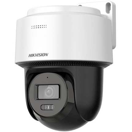 Hikvision DS-2DE2C400MWG-E, 4MP Mini Pan Tilt (geen zoom) camera SD-slot PoE Hybrid IR-Leds, Tracking