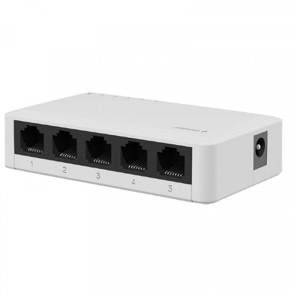 Hikvision DS-3E0505D-O | 5 Poorts | Gigabit Switch zonder PoE