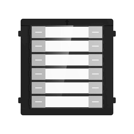 Hikvision DS-KD-K12/S RVS Beldrukker met 12 knoppen