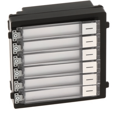 Hikvision DS-KD-KK Beldrukker 6 knoppen