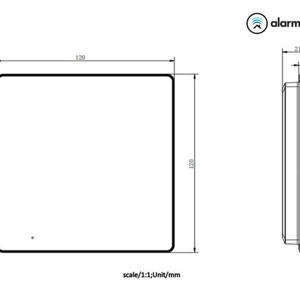 Hikvision DS-KH6110-WE1 Binnenpost met 4.3 inch scherm PoE/12v WiFi