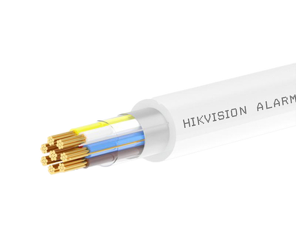 Hikvision Hikvision Alarmkabel 8-aderig 2 x 0,75mm2 + 6x 0,22m2 rol 100 mtr, afgeschermd