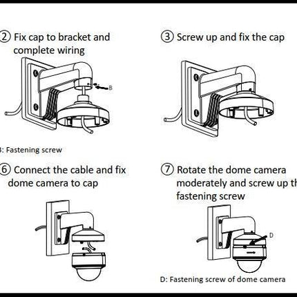 Hikvision Hikvision DS-1273ZJ-130TRL aluminum wall bracket