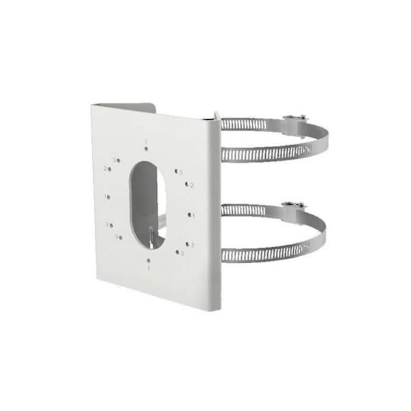 Hikvision Hikvision DS-1275ZJ-S-SUS, paalmontagebeugel met klemmen, klein model RVS