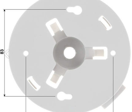 Hikvision Boîte de montage Hikvision DS-1280ZJ-PT3