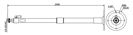 Hikvision Hikvision DS-1297ZJ ceiling mounting bracket