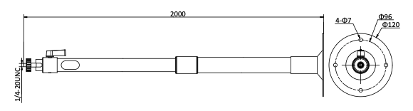Hikvision Hikvision DS-1297ZJ plafondmontagebeugel