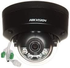 Hikvision DS-2CD2143G2-LIS2U Noir, Caméra réseau dôme 4MP AcuSense Smart Hybrid Light PoE et 2x Microphone