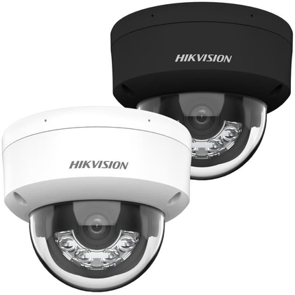 Hikvision Hikvision DS-2CD2183G2-LIS2U, 8MP 4K Dome Camera, AcuSense, Smart Hybrid Light, PoE and 2x Microphone