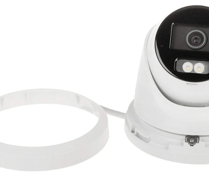 Hikvision Hikvision DS-2CD2343G2-LI2U, 4MP Turret, Smart Hybrid Light, AcuSense, PoE, Micro SD slot, Microphone