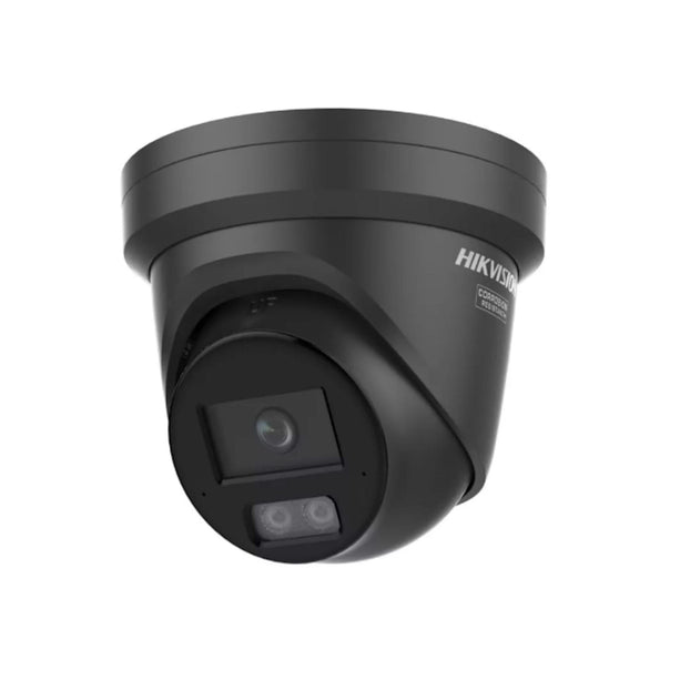 Hikvision DS-2CD2347G3-LI2UY Noir, tourelle 4MP, ColorVu 3.0, anticorrosion et double microphone