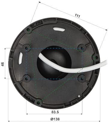 Hikvision Hikvision DS-2CD2386G2H-IS2U/SL 8MP Acusense Darkfighter SD-Slot PoE IR-Led Mikrofon Sirene/Blitzlicht Schwarz