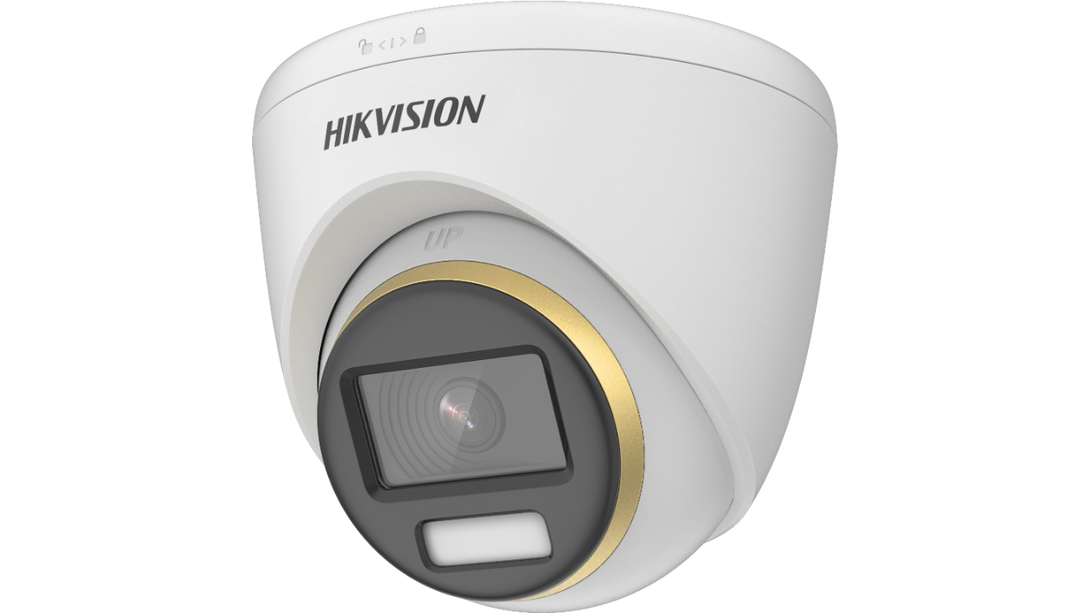 Hikvision Hikvision DS-2CE72UF3T-E Colorvu TurboHD Coax-PoC 4K camera, Full Color beeld.
