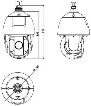 Hikvision Hikvision DS-2DE5225IW-AE/S6 | PTZ | 2MP | 25x Zoom | 150m IR | AcuSense