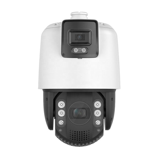 Hikvision DS-2SE7C425MW-AEB(14F1)(P3), 4MP Dual camera with PTZ 25X zoom and fixed camera in one.
