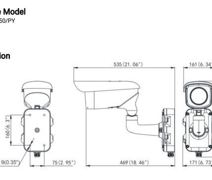 Hikvision Hikvision DS-2TD2367-50/PY, caméra thermique à bulle pour la sécurité périmétrique, la prévention des incendies et la surveillance de la température, entre autres