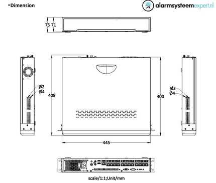 Hikvision Hikvision DS-7732NI-M4/24P 32 channel 24x POE connections, 4K