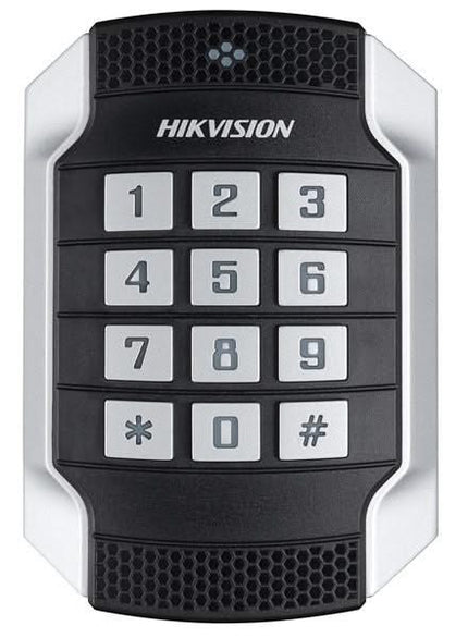Hikvision Hikvision DS-K1104MK, Vandaalbestendige kaartlezer met codetoetsen, MiFare