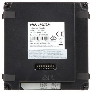 Hikvision Hikvision DS-KD-IN Indicatiemodule