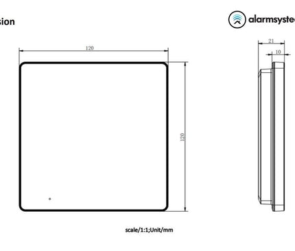 Hikvision Hikvision DS-KH6110-WE1 Indoor station with 4.3 inch screen PoE/12v WiFi