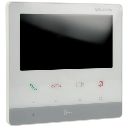Hikvision Hikvision DS-KH7100EY-E2-W, 2-Draads Modulaire intercom, binnenpost monitor