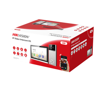 Hikvision Hikvision DS-KIS611-S, Video Intercom Kit DS-KH6350-WTE1, DS-KV6114-MWBE1