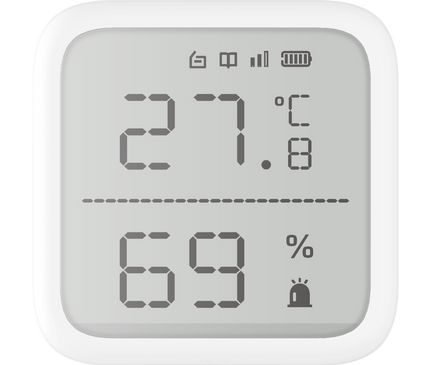 Hikvision Hikvision DS-PDTPH-E-WE Funk-Temperaturmelder
