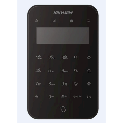 Hikvision Hikvision DS-PK1-LT-WE Wireless LCD Keypad + Tag Reader Black