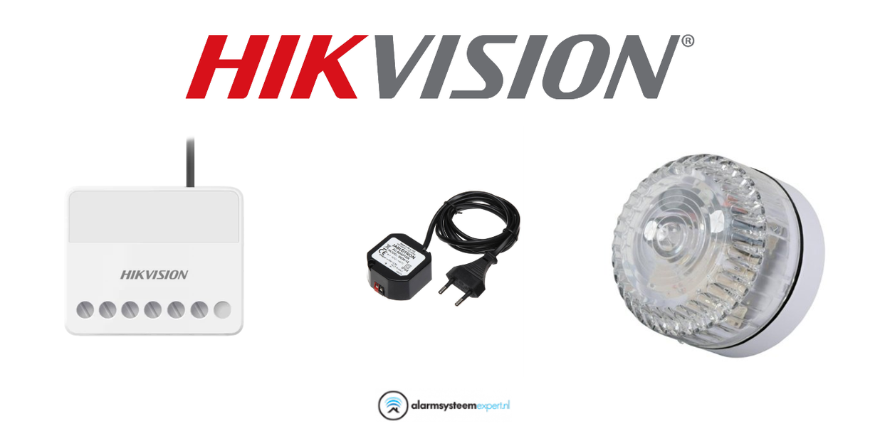 Hikvision Hikvision Hikvision Flitser set Wit