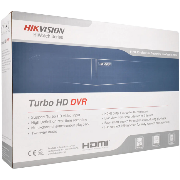 Hikvision HWD-7104MH-G4, Enregistreur Turbo HD 4 canaux 4K